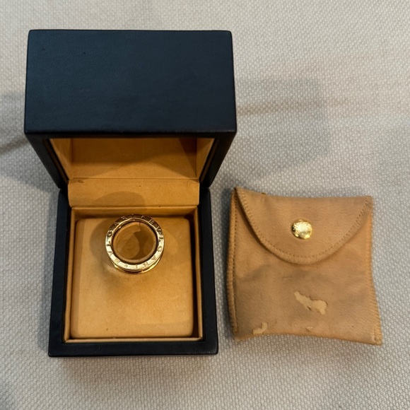 Vintage⭐️Bvlgari Bulgari⭐️B.Zero1 18KT Yellow Gold Ring - Picture 2 of 14
